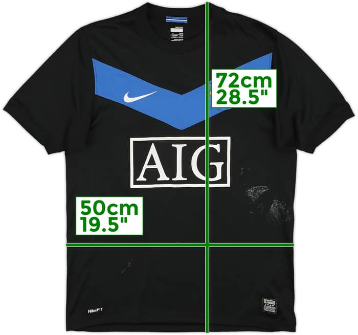 2009-10 Manchester United Away Shirt Vidic #15 - 4/10 - (S)