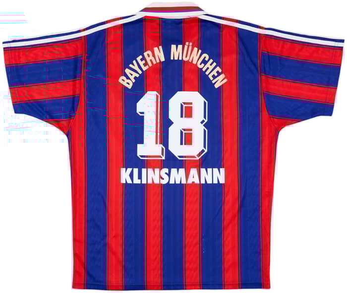 1995-97 Bayern Munich Home Shirt Klinsmann #18 - 5/10 - (L)