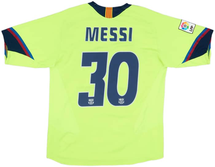 2005-06 Barcelona Away Shirt Messi #30 - 8/10 - (M)