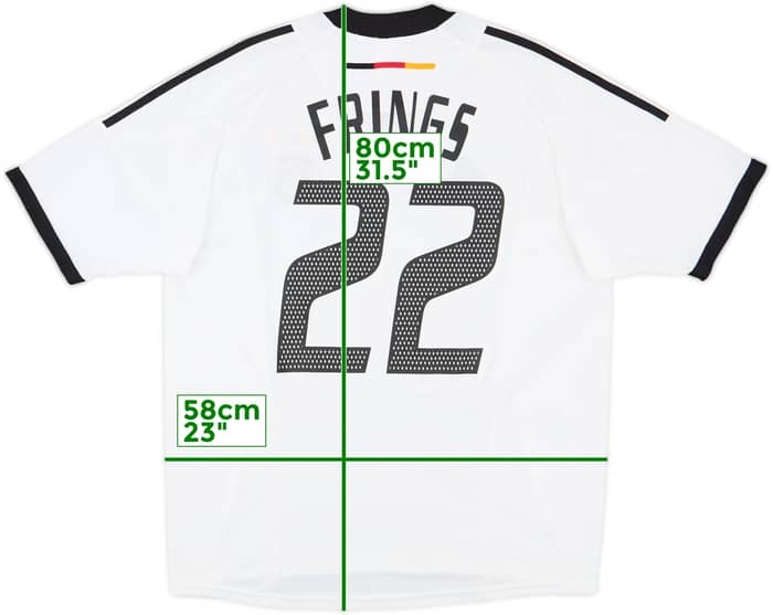 2002-04 Germany Home Shirt Frings #22 - 8/10 - (L)