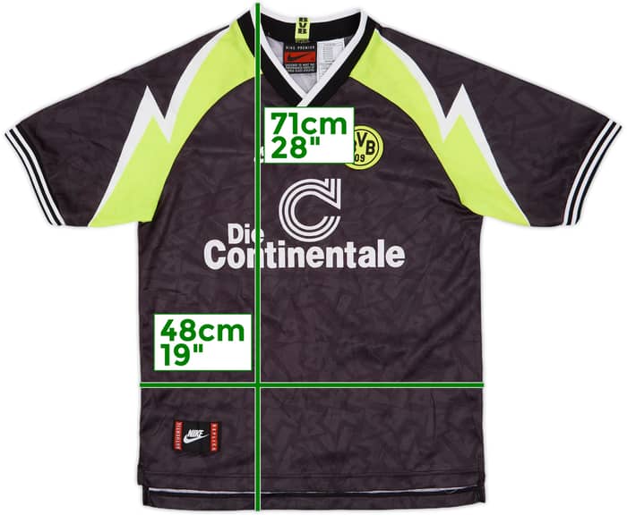 1995-96 Borussia Dortmund Away Shirt - 8/10 - (XL.Boys)