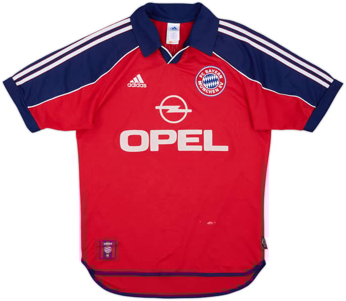 1999-01 Bayern Munich Home Shirt Elber #9 - 6/10 - (S)