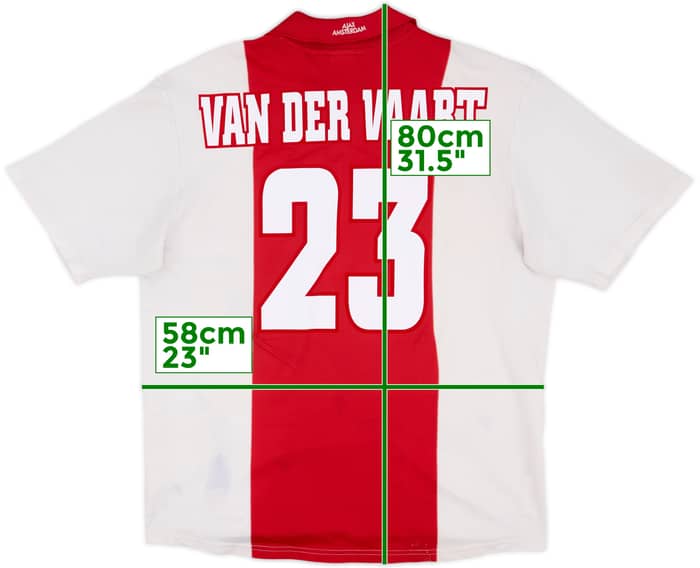 2001-02 Ajax Home Shirt Van Der Vaart #23 - 6/10 - (XL)