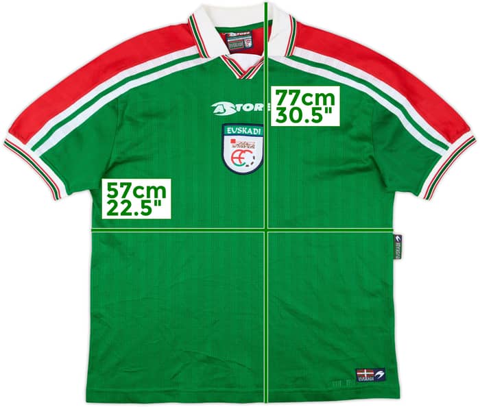 1998-00 Basque Country (Euskadi) Match Issue Home Shirt #13