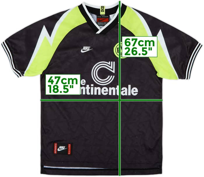 1995-96 Borussia Dortmund 'Deutscher Meister' Away - 7/10 - (L.Boys)