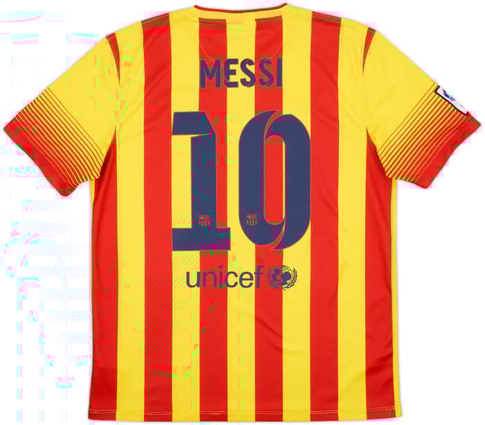 2013-15 Barcelona Away Shirt Messi #10 - 7/10 - (L)