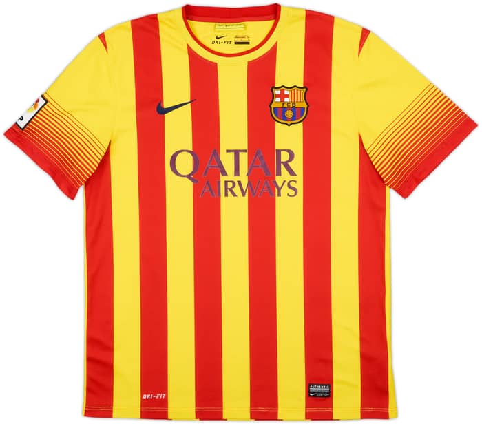 2013-15 Barcelona Away Shirt Messi #10 - 7/10 - (L)