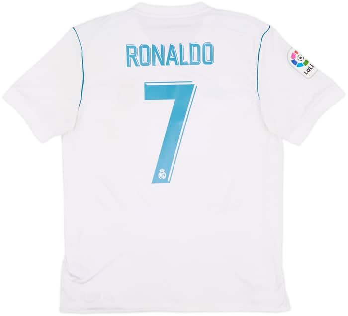 2017-18 Real Madrid Home Shirt Ronaldo #7 - 7/10 - (L)
