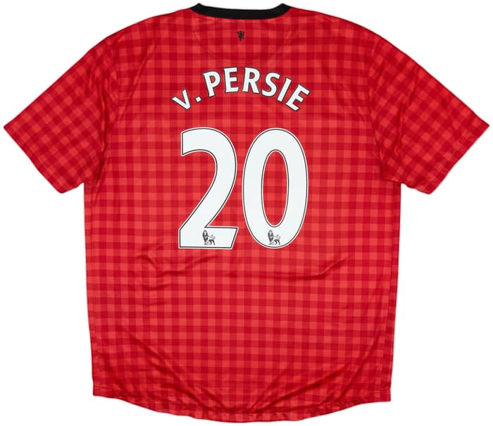 2012-13 Manchester United Home Shirt V.Persie #20 - 8/10 - (XL)