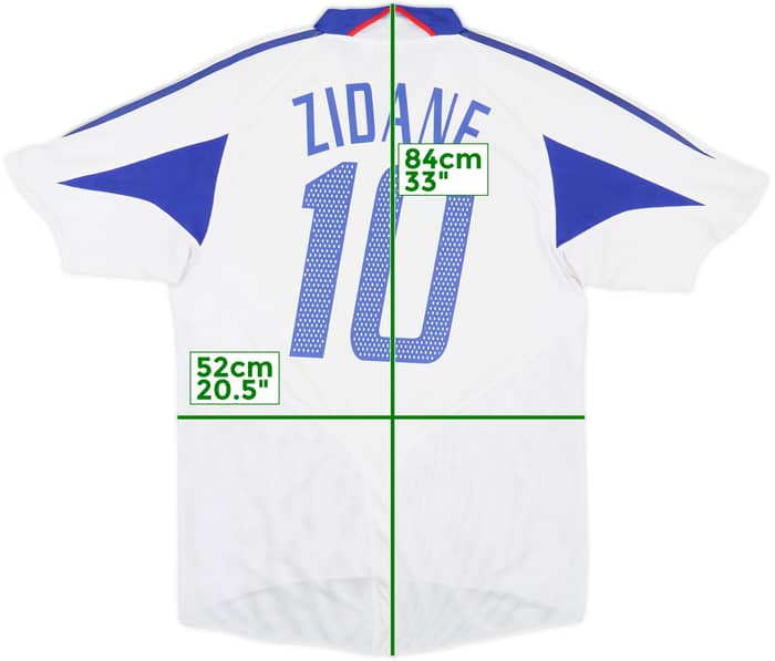 2004-06 France Away Shirt Zidane #10 - 5/10 - (L)