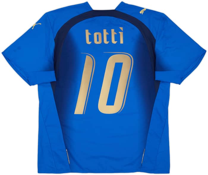 2006 Italy Home Shirt Totti #10 - 8/10 - (L)