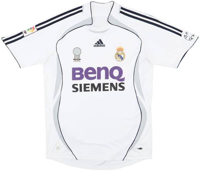 2006-07 Real Madrid Home Shirt v.Nistelrooy #17 - 8/10 - (S)