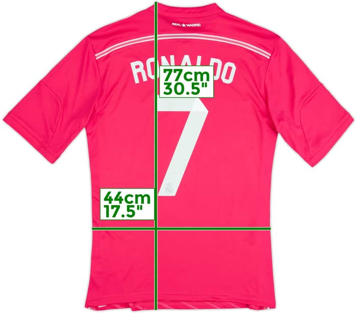 2014-15 Real Madrid Away Shirt Ronaldo #7 - 8/10 - (M)
