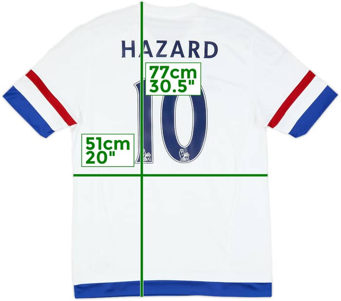 2015-16 Chelsea Away Shirt Hazard #10 (M)