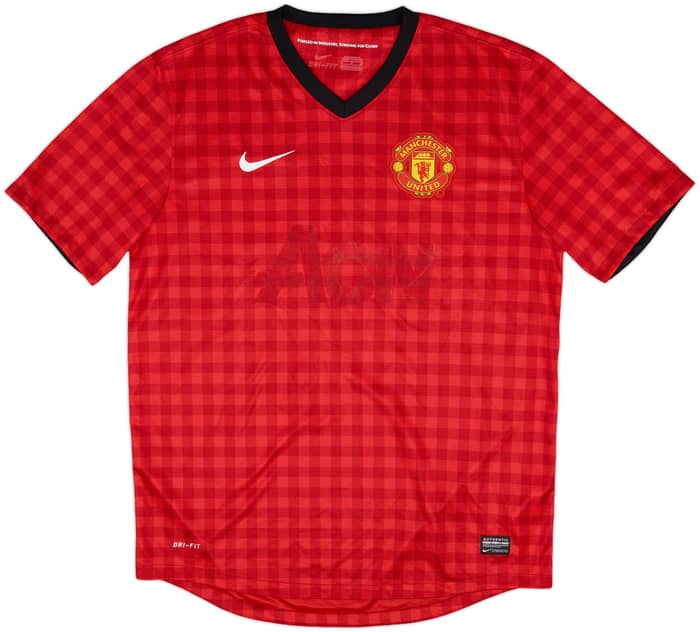 2012-13 Manchester United Home Shirt - 3/10 - (L)