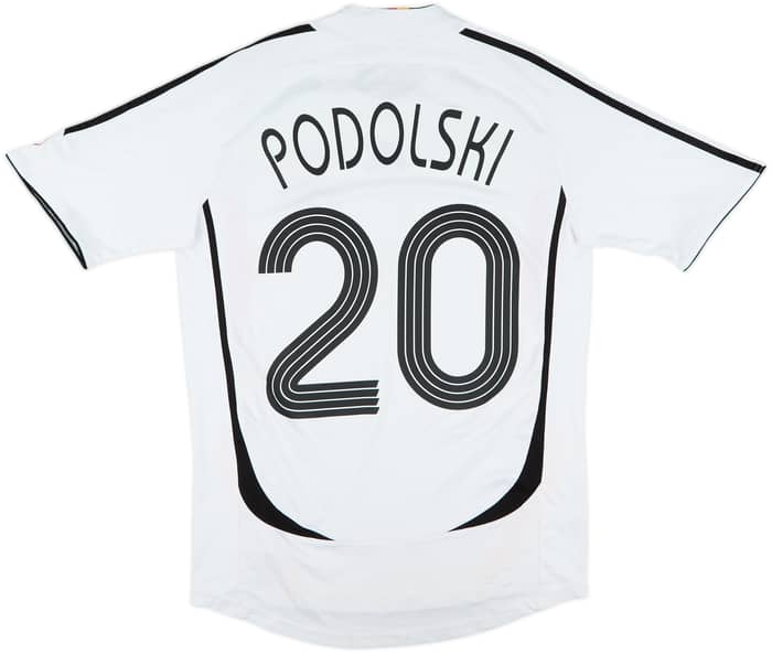 2005-07 Germany Home Shirt Podolski #20 - 6/10 - (S)