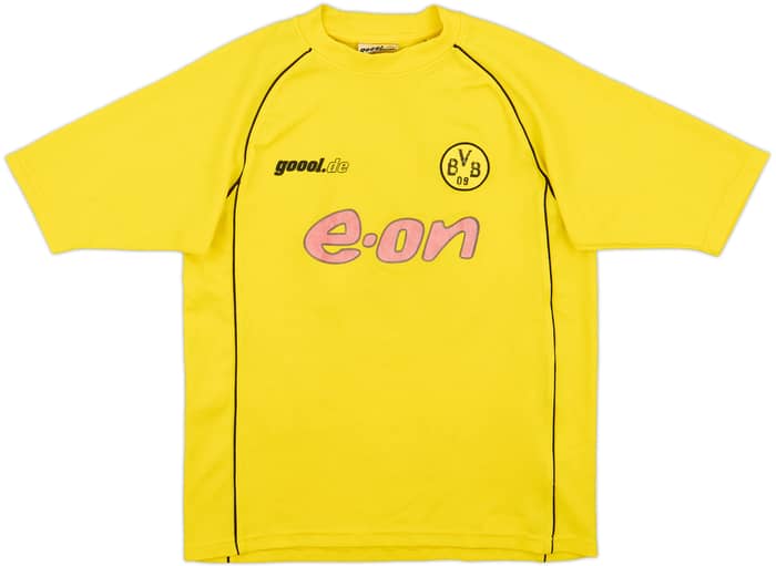 2001-02 Borussia Dortmund European Home Shirt Rosicky #10 - 7/10 - (XL.Boys)