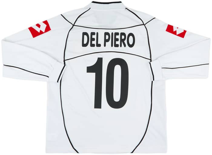 2002-03 Juventus Away L/S Shirt Del Piero #10 - 8/10 - (L)