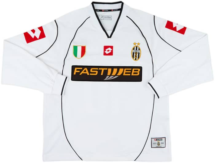2002-03 Juventus Away L/S Shirt Del Piero #10 - 8/10 - (L)