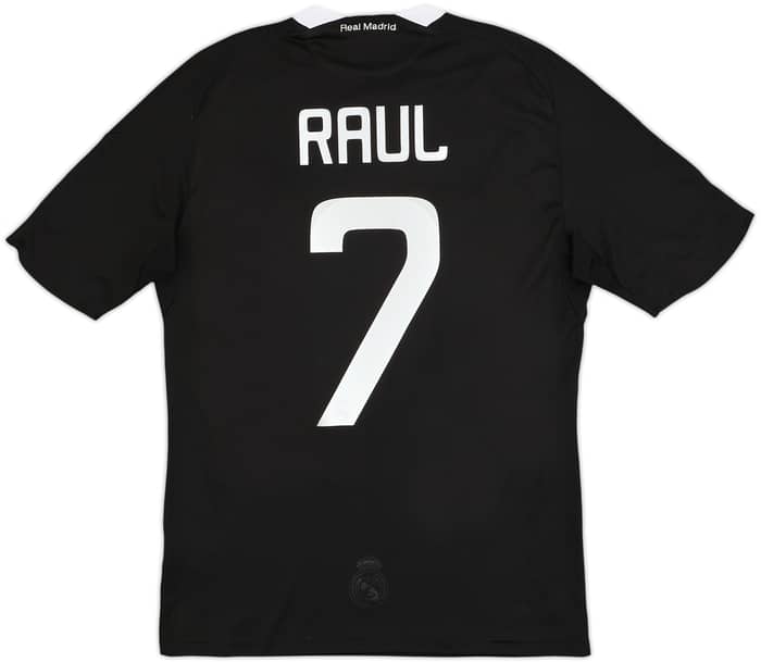 2008-09 Real Madrid CL Third Shirt Raul #7 - 9/10 - (S)