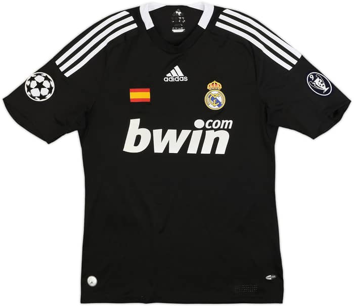 2008-09 Real Madrid CL Third Shirt Raul #7 - 9/10 - (S)