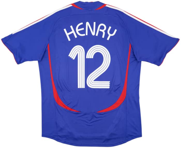 2006-07 France Home Shirt Henry #12 - 8/10 - (XL)