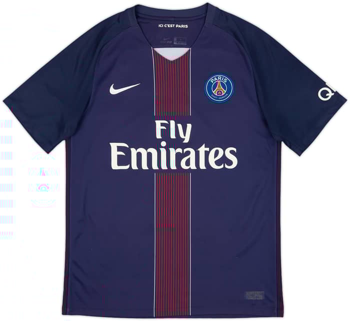 2016-17 Paris Saint-Germain Home Shirt Cavani #9 - 6/10 - (M)