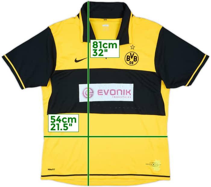 2007-08 Borussia Dortmund Home Shirt - 7/10 - (L)