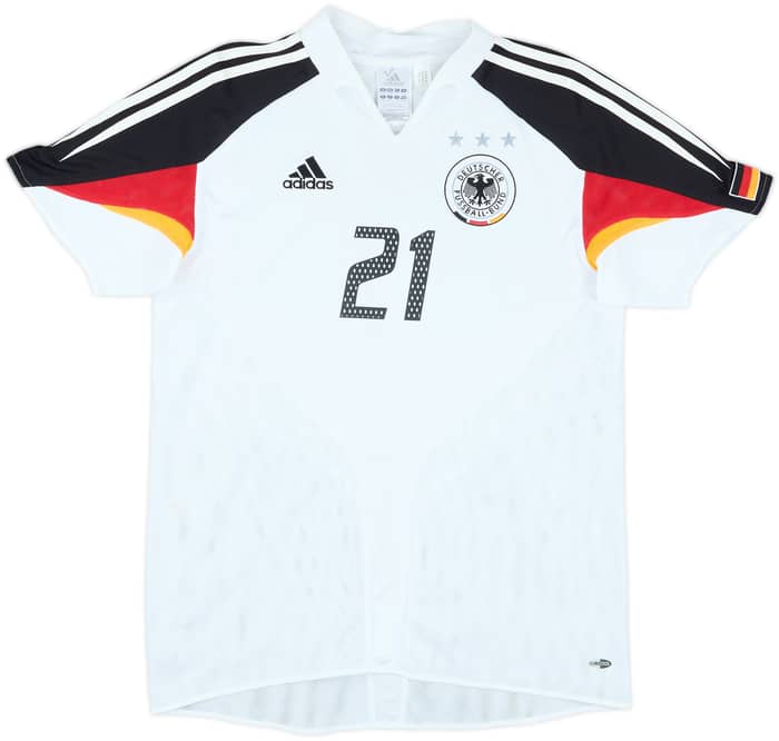 2004-05 Germany Home Shirt Lahm #21 - 9/10 - (XL.Boys)