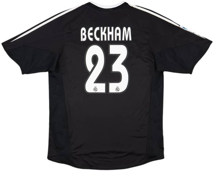 2004-05 Real Madrid Away Shirt Beckham #23 - 5/10 - (L)