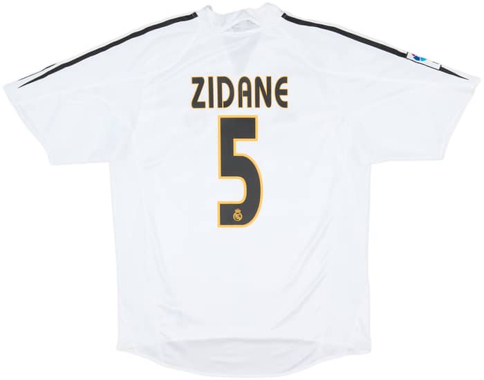 2004-05 Real Madrid Home Shirt Zidane #5 - 5/10 - (M)