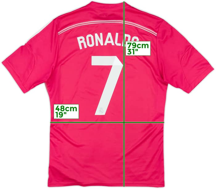 2014-15 Real Madrid Away Shirt Ronaldo #7 - 7/10 - (L)