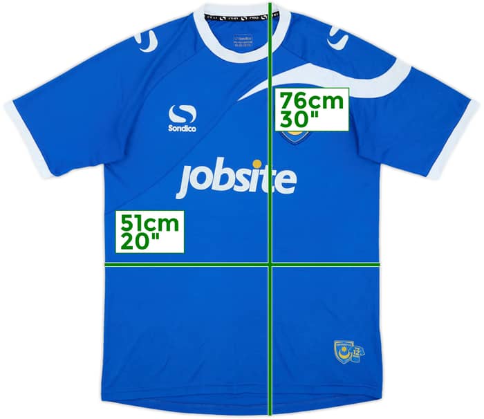 2013-14 Portsmouth Home Shirt - 6/10 - (M)