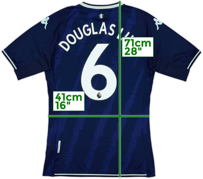 2021-22 Aston Villa Third Shirt Douglas Luiz #6 - 7/10 - (S)