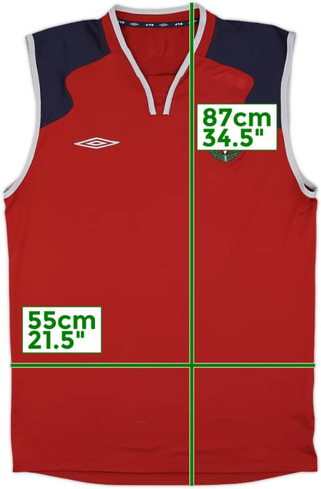 2004-05 Real Valladolid Umbro Training Vest - 7/10 - (L)