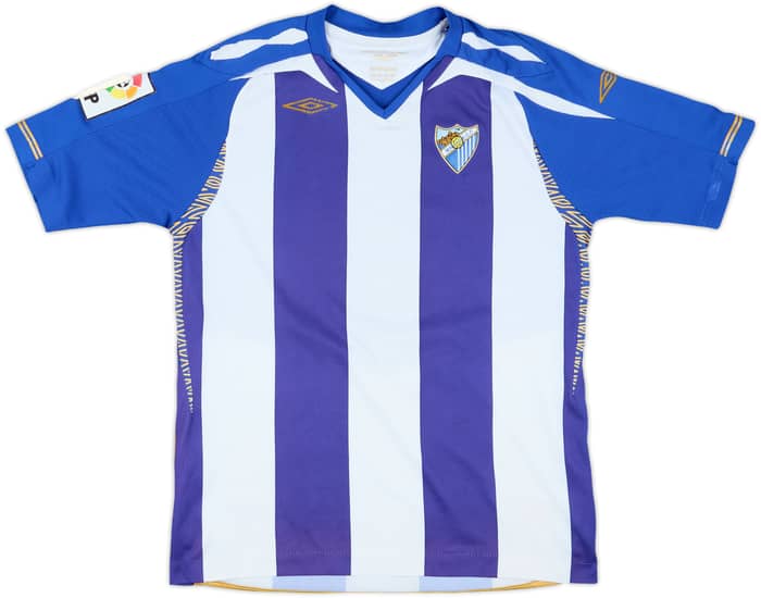 2007-09 Malaga Home Shirt - 5/10 - (L.Boys)