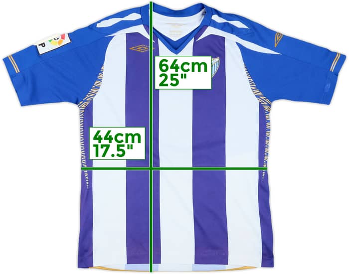 2007-09 Malaga Home Shirt - 5/10 - (L.Boys)