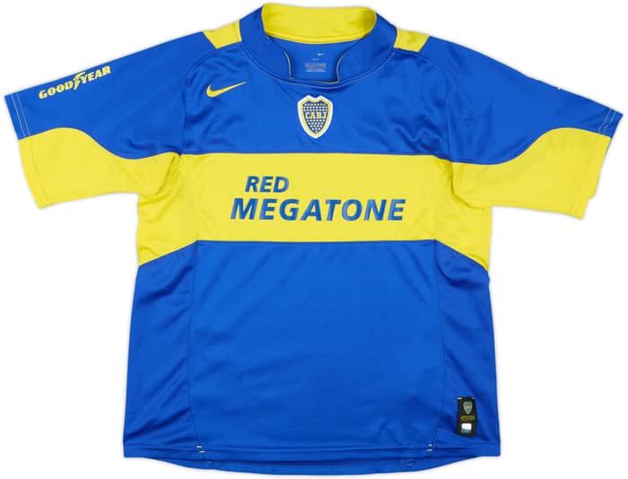2004-05 Boca Juniors Home Shirt - 8/10 - (L.Boys)