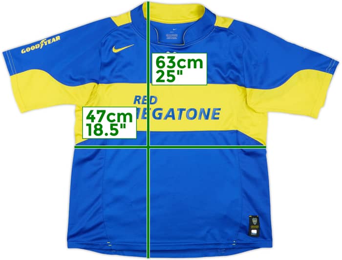2004-05 Boca Juniors Home Shirt - 8/10 - (L.Boys)