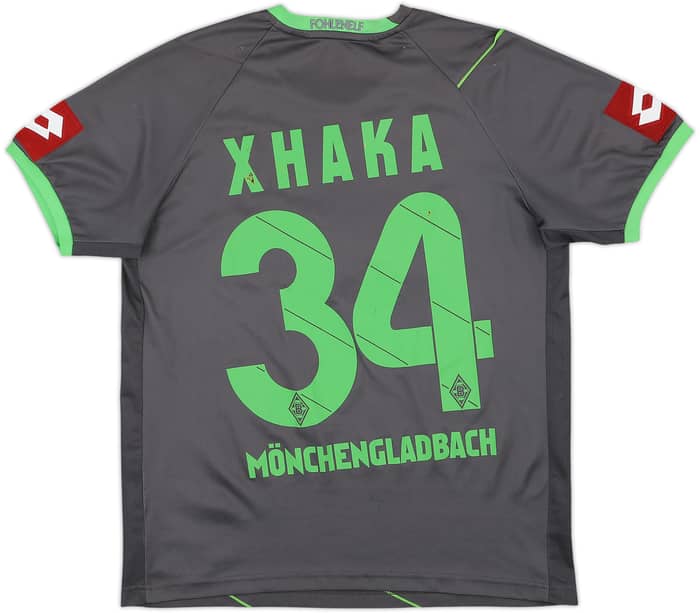 2011-12 Borussia Monchengladbach Away Shirt Xhaka #34 - 4/10 - (XL)