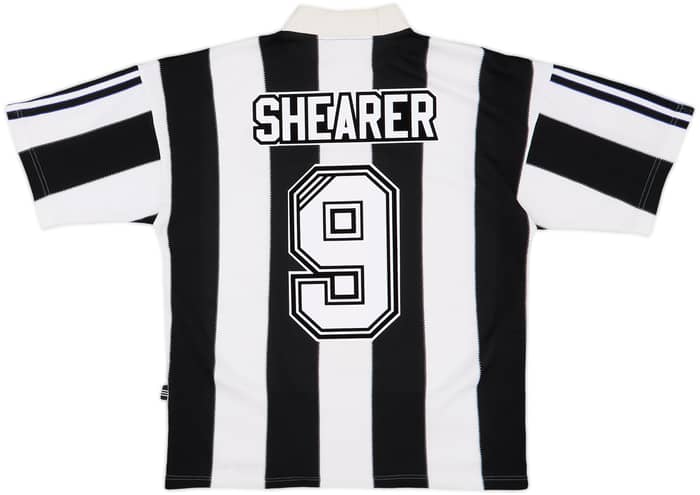 1995-97 Newcastle Home Shirt Shearer #9 - 8/10 - (S)