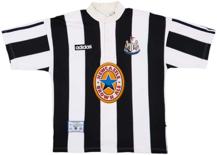 1995-97 Newcastle Home Shirt Shearer #9 - 8/10 - (S)