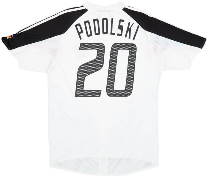 2004-05 Germany Home Shirt Podolski #20 - 8/10 - (M)