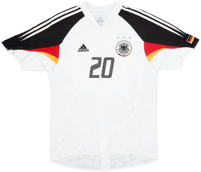 2004-05 Germany Home Shirt Podolski #20 - 8/10 - (M)