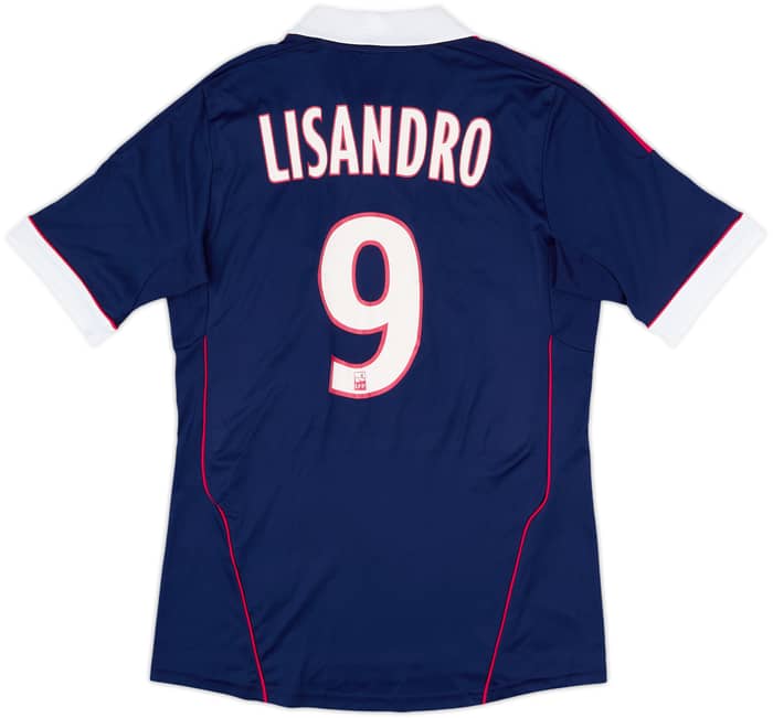 2011-12 Lyon Away Shirt Lisandro #9 - 8/10 - (S)