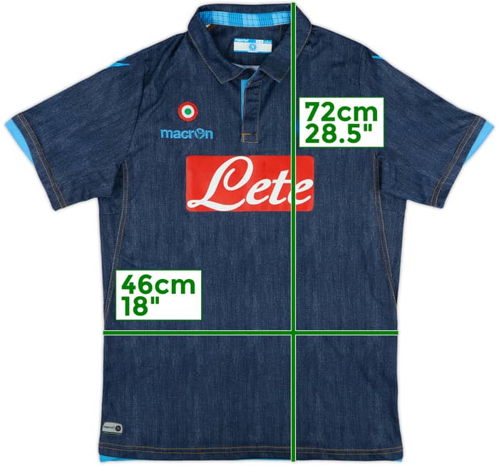 2014-15 Napoli Away Shirt - 10/10 - (XL.Boys)