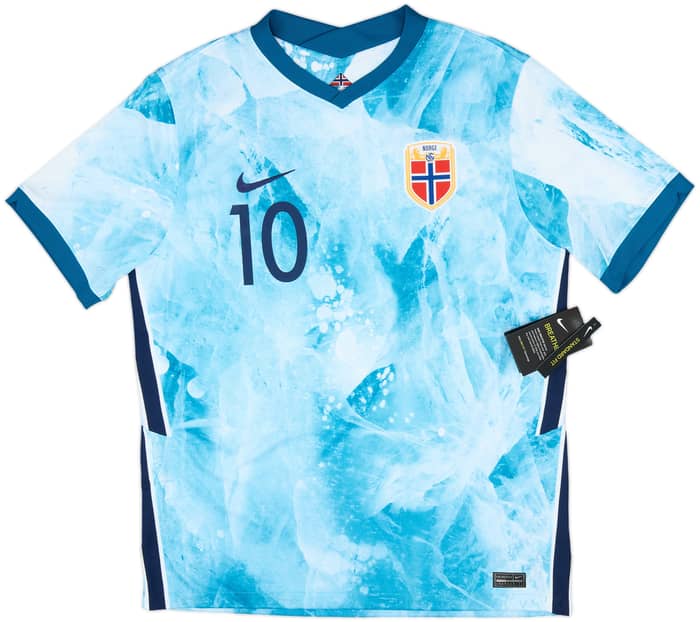 2020-22 Norway Away Shirt Odegaard #10 (L)