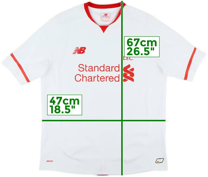 2015-16 Liverpool Away Shirt - 7/10 - (XL.Boys)