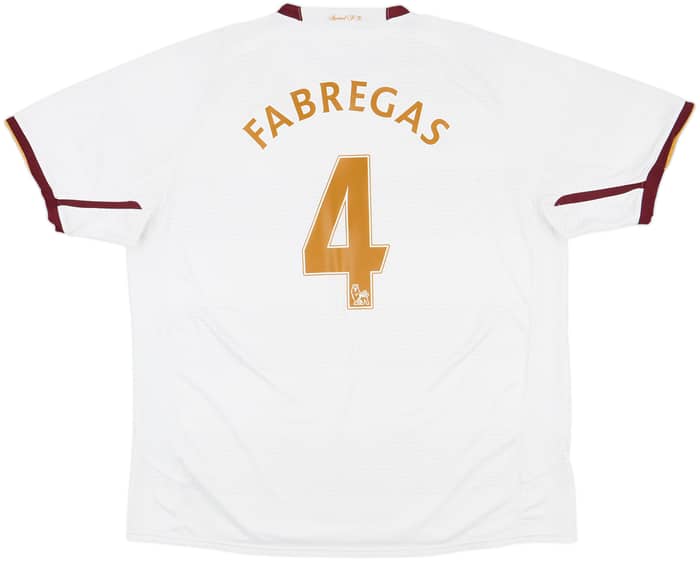2007-08 Arsenal Away Shirt Fabregas #4 - 6/10 - (XXL)