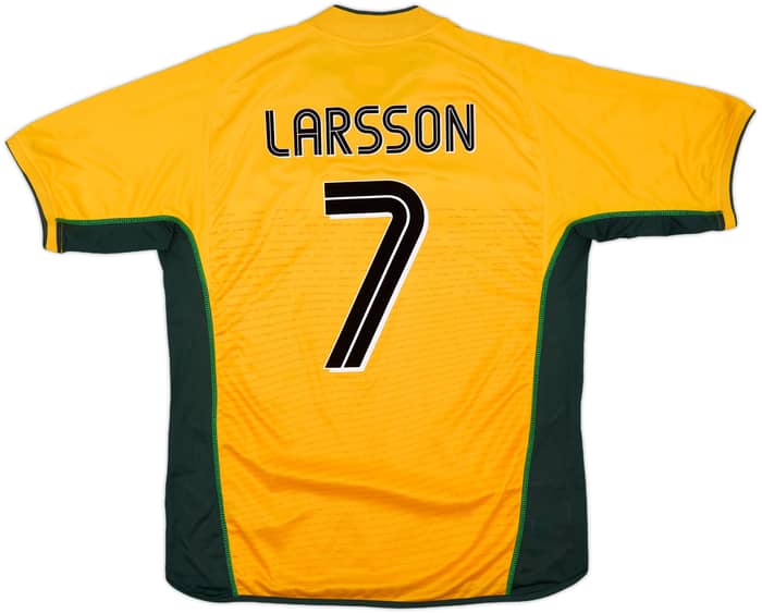 2002-03 Celtic Away Shirt Larsson #7 - 9/10 - (L)